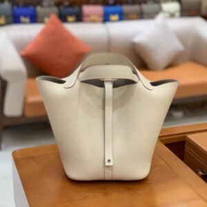 Bucket Tote 18cm – Craie