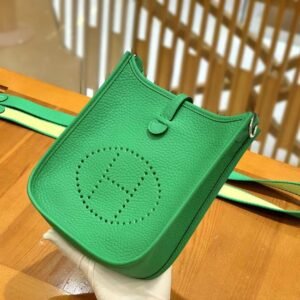 Perforated Crossbody – Togo, Bamboo