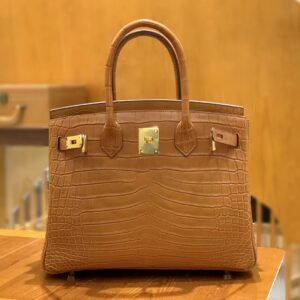 Top-Handle Bag 30cm – Porosus (AG-14522)