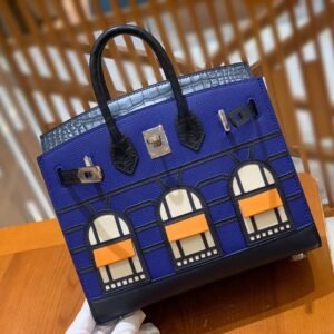 Structured Mini Bag 20cm – Bleu Electrique