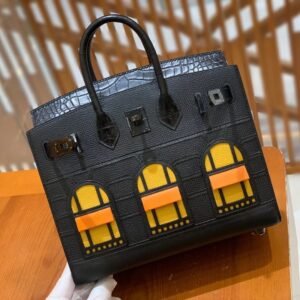 Structured Mini Bag 20cm – Noir Black