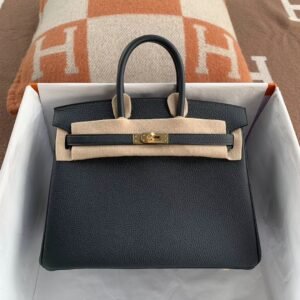 Top-Handle Bag 25cm – Togo, Vert Cypres, Gold Hardware