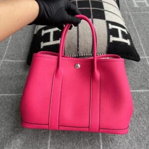 Garden Tote 30cm – Negonda, Fuschia, Silver Hardware