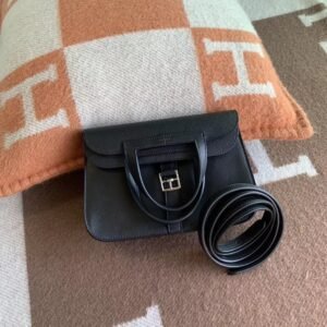 Convertible Crossbody – Swift, Black, Silver Hardware