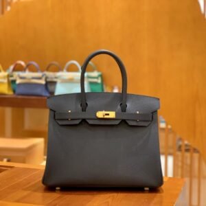 Top-Handle Bag 30cm – Epsom, Gold Hardware (AG-14208)