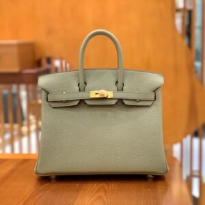 Top-Handle Bag 25cm – Togo, Rat Grass Green, Gold Hardware