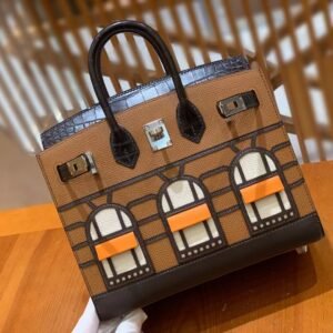 Structured Mini Bag 20cm – Gold Hardware