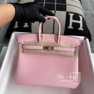 Top-Handle Bag 25cm – Togo, Rose Sakura, Rose Gold Hardware