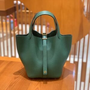 Bucket Tote 18cm – Togo, Malachite