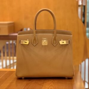 Top-Handle Bag 30cm – Epsom, Golden Brown, Gold Hardware