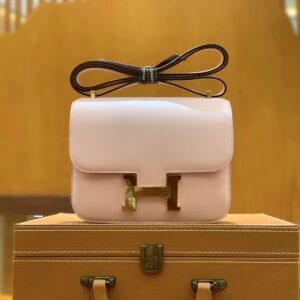 Buckle Flap Bag 18cm – Swift, Rose Saiura