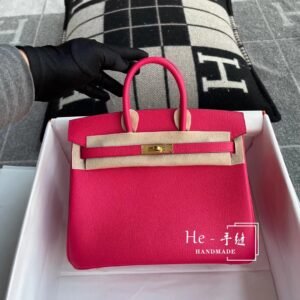 Top-Handle Bag 25cm – Epsom, Rose Extreme, Gold Hardware