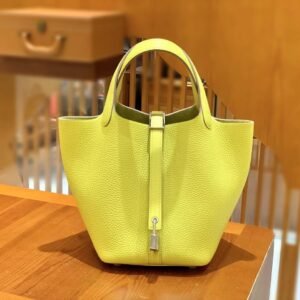 Bucket Tote 18cm – Togo, Citron