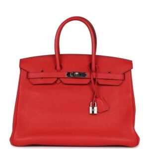 Hermes Birkin 35 Geranium Togo Palladium Hardware (MAC-H-B-250123-1)