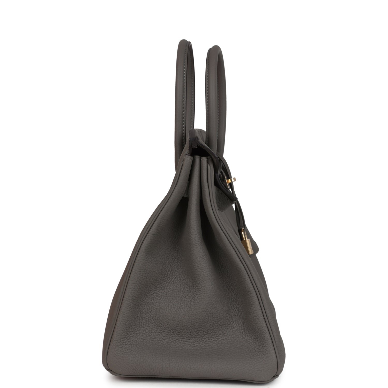 Hermes Birkin 35 Gris Meyer Togo Permabrass Hardware - Image 3