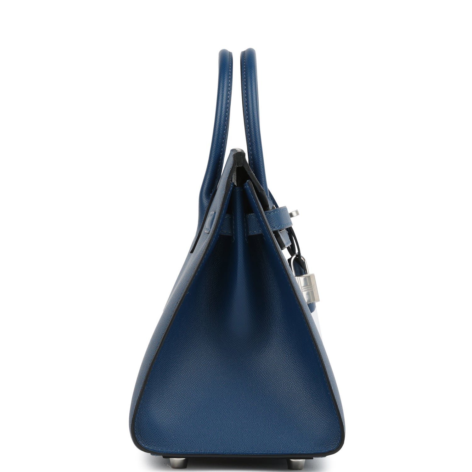 Hermes Birkin Sellier 25 Deep Bleu Madame Palladium Hardware - Image 3