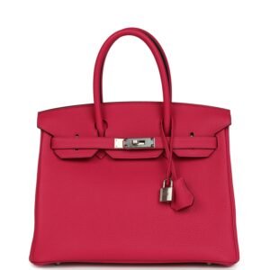 Hermes Birkin 30 Rose Extreme Togo Palladium Hardware