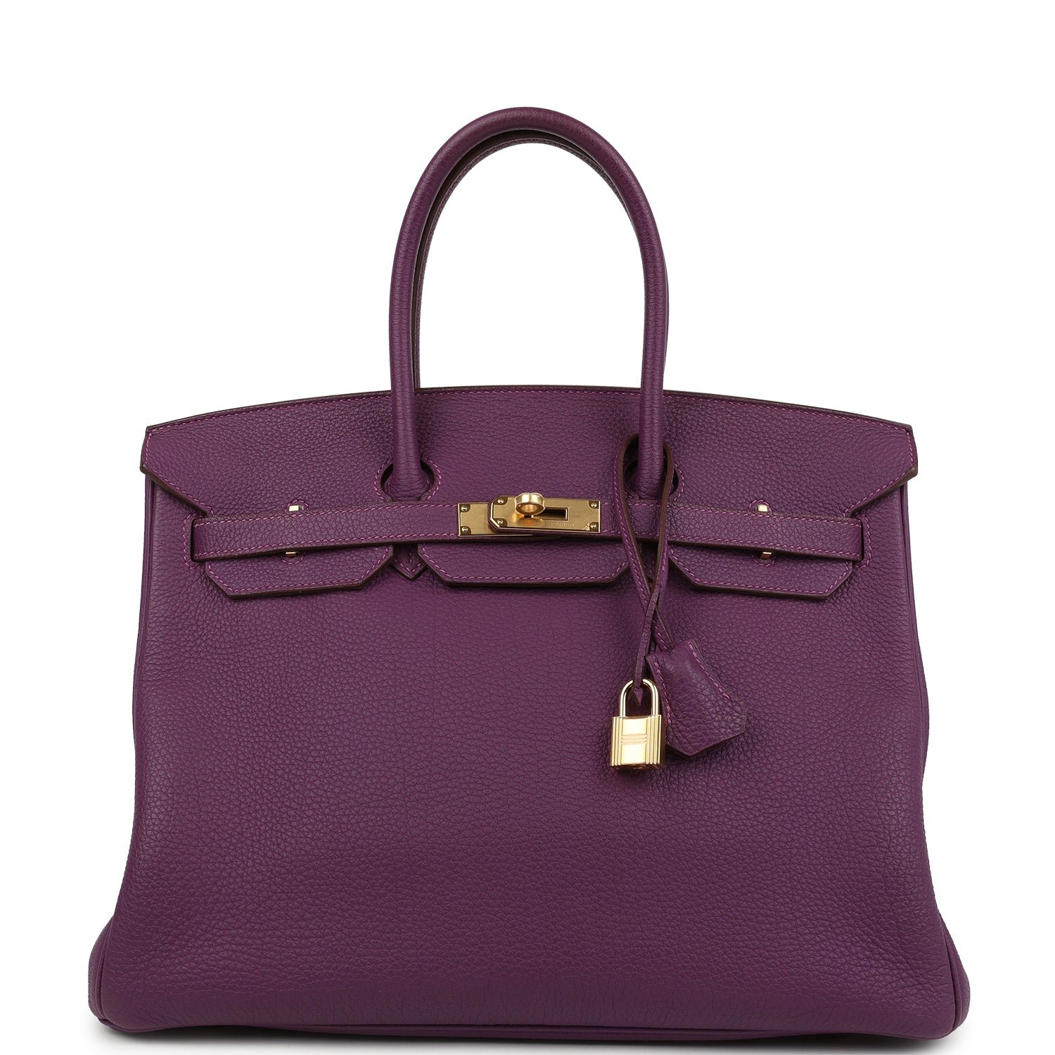 Hermes Birkin 35 Anemone Togo Gold Hardware (MAC-H-B-250925-2)