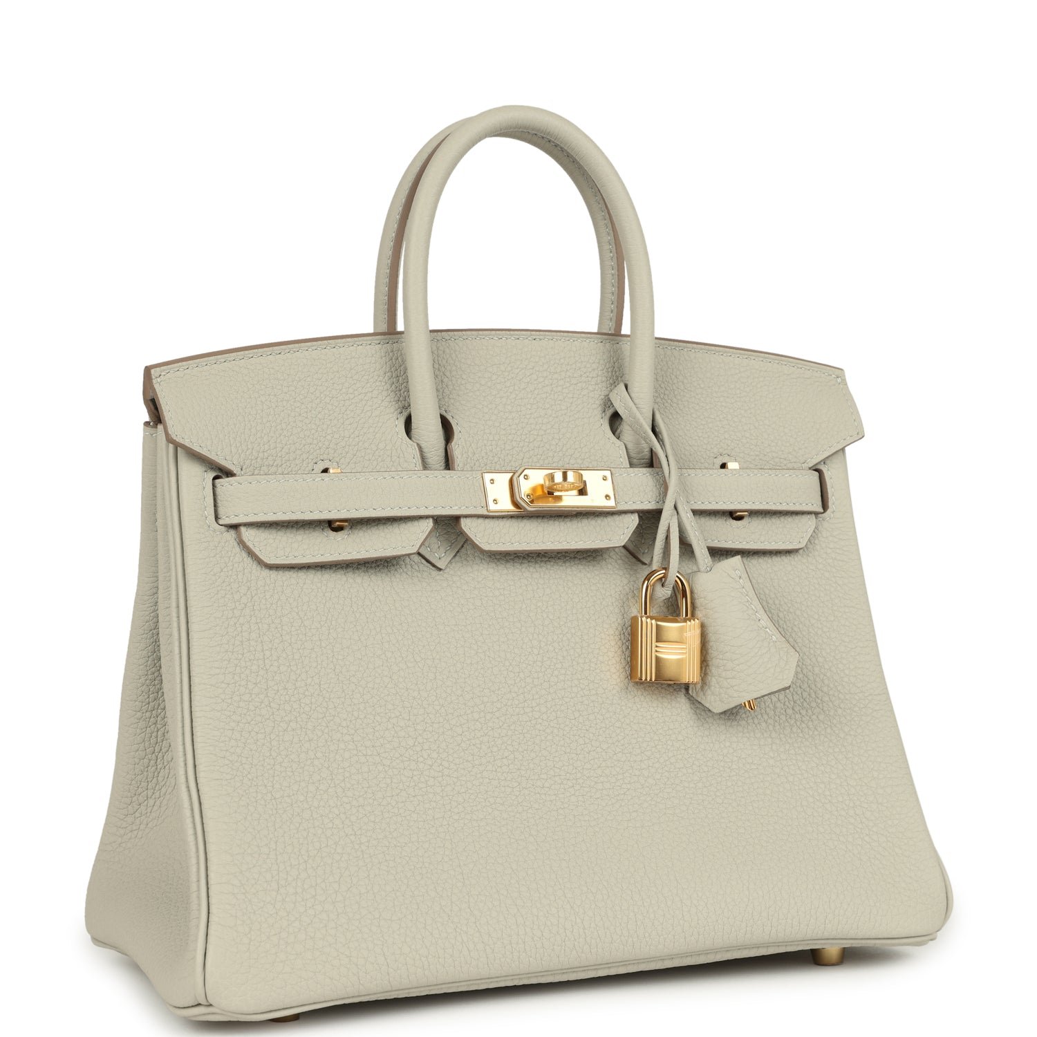 Hermes Birkin 25 Gris Perle Togo Gold Hardware - Image 2