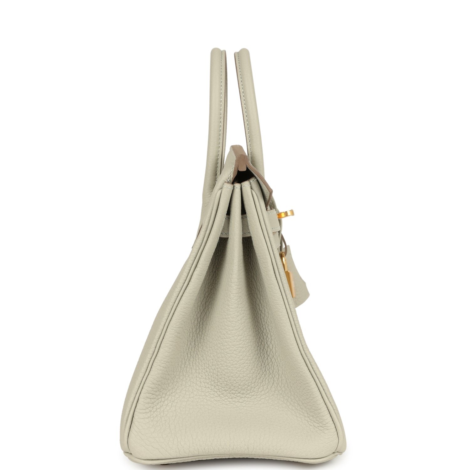 Hermes Birkin 25 Gris Perle Togo Gold Hardware - Image 3