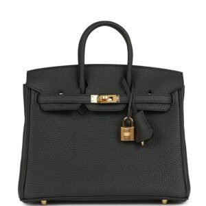 Hermes Birkin 25 Plomb Togo Gold Hardware