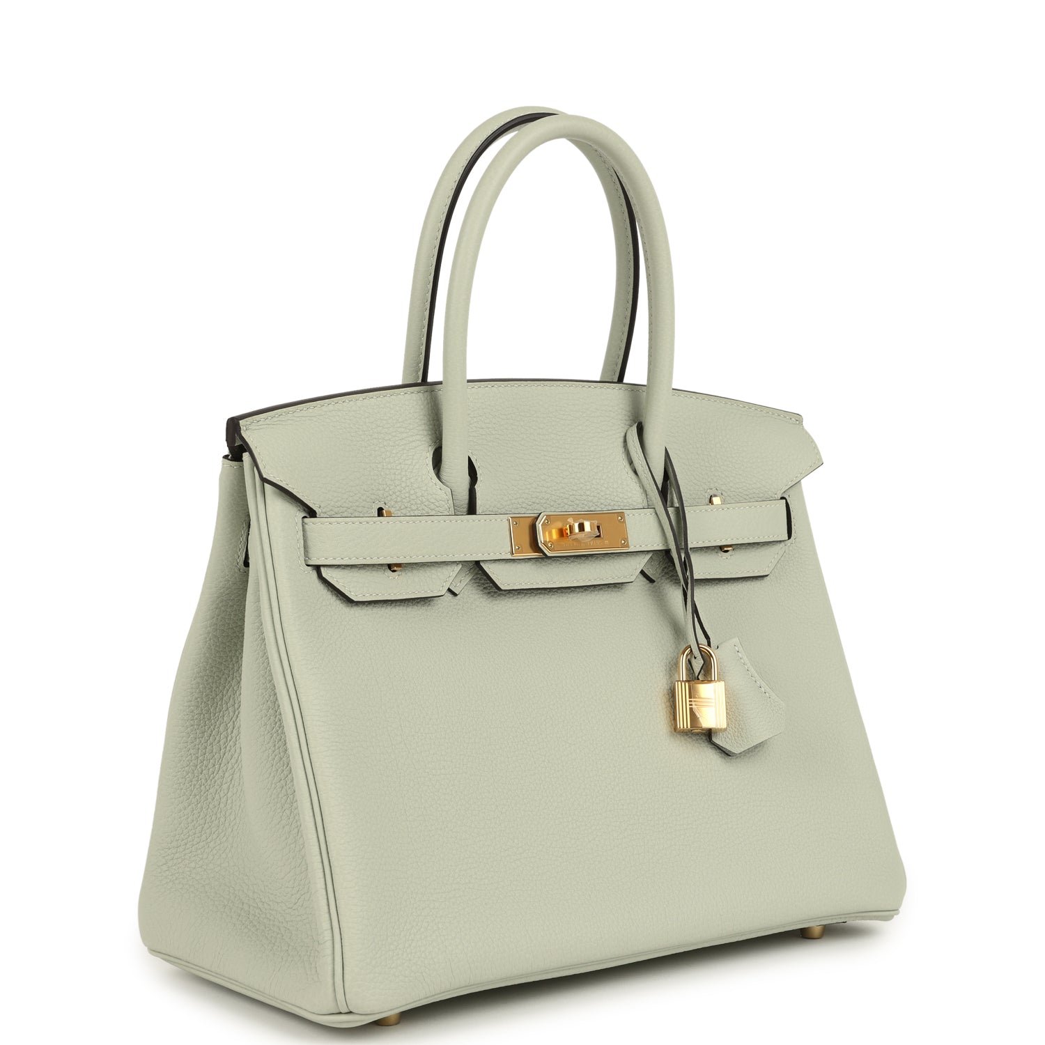 Hermes Birkin 30 Gris Neve Togo Gold Hardware - Image 2