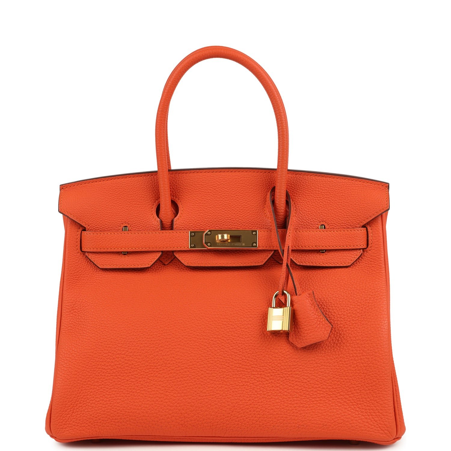 Hermes Birkin 30 Feu Togo Gold Hardware (MAC-H-B-251229-10)