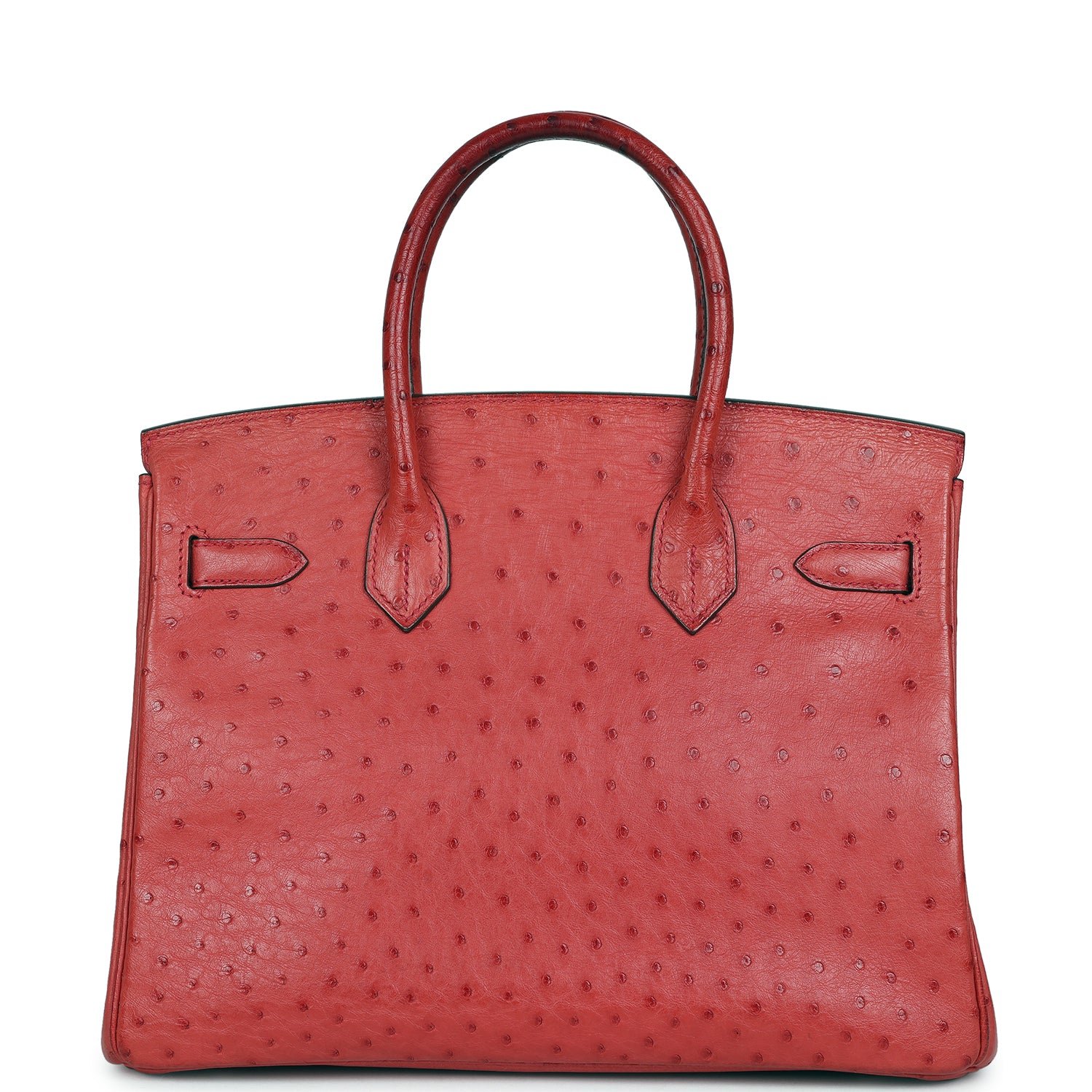 Hermes Birkin 30 Bougainvillea Ostrich Palladium Hardware - Image 4