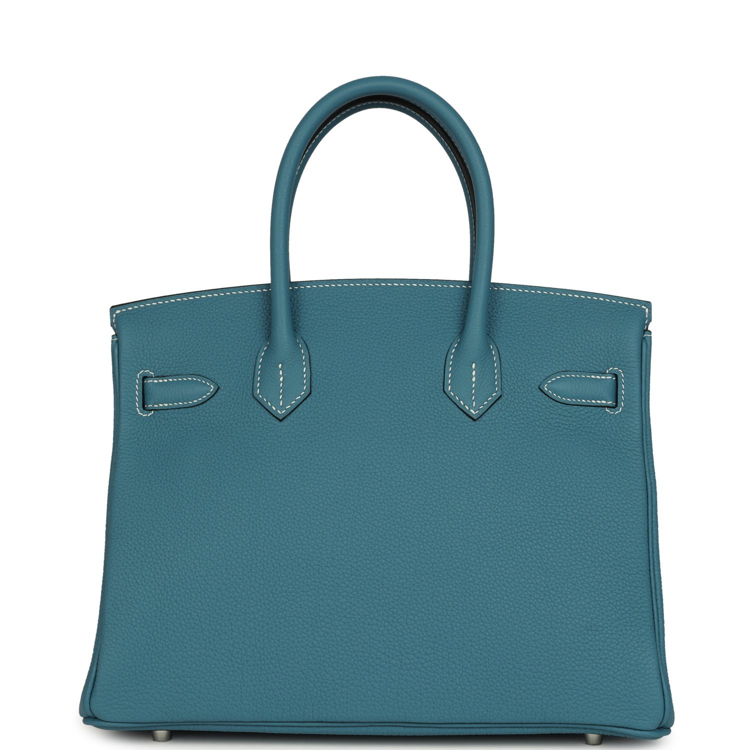 Hermes Birkin 30 Blue Jean Togo Palladium Hardware - Image 4
