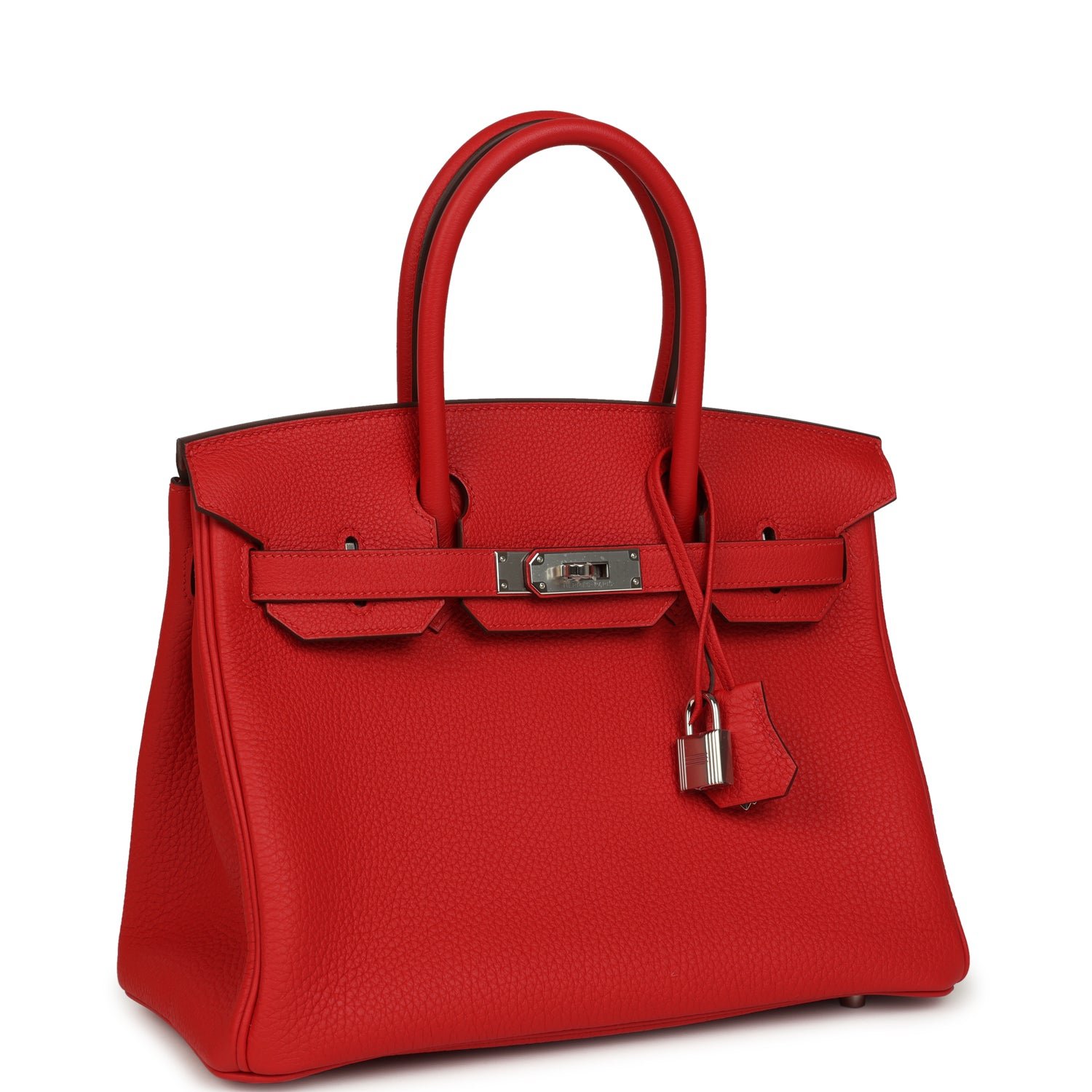 Hermes Birkin 30 Rouge Radieux Togo Palladium Hardware - Image 2