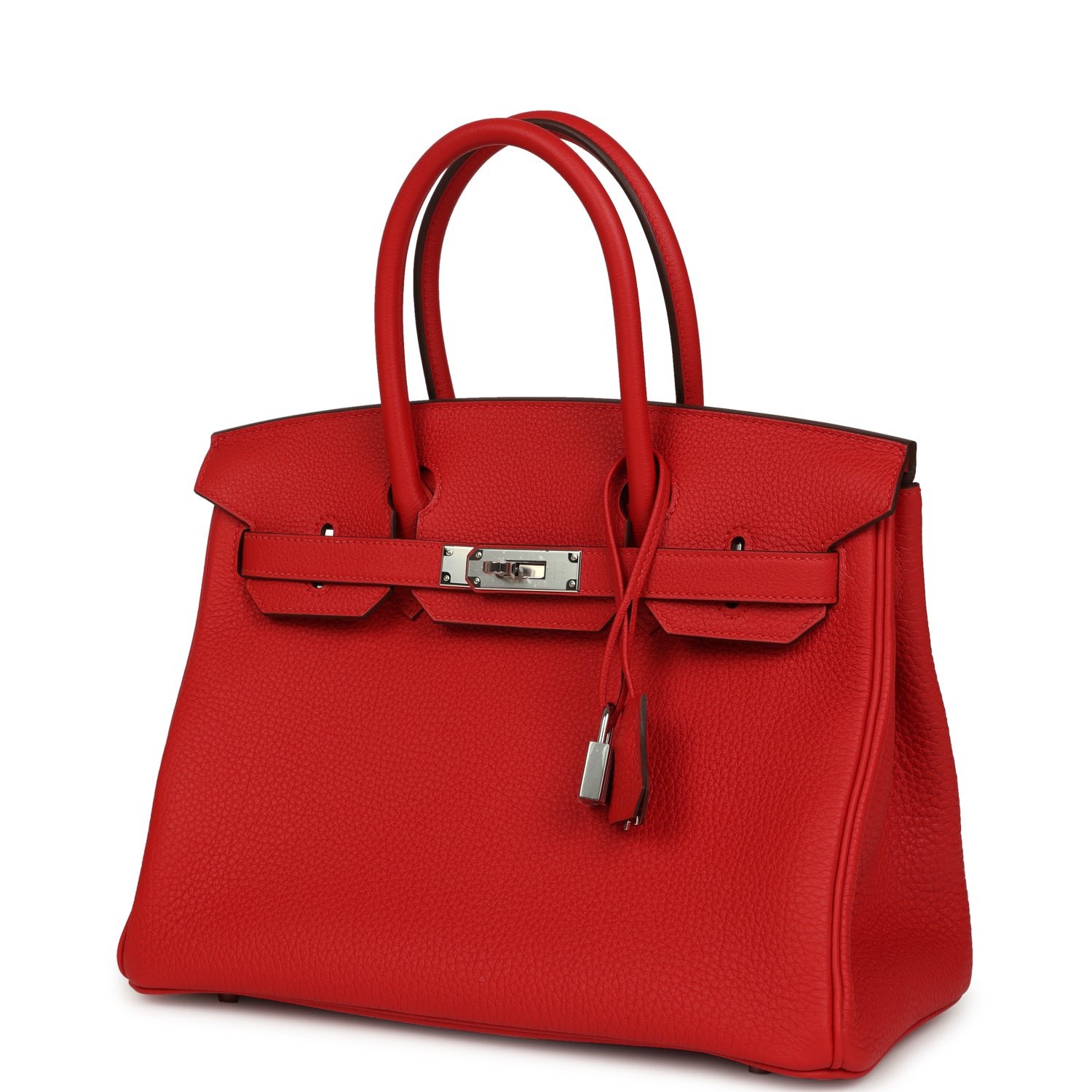 Hermes Birkin 30 Rouge Radieux Togo Palladium Hardware - Image 5