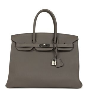 Hermes Birkin 35 Etain Togo Palladium Hardware (MAC-H-B-260121-5)