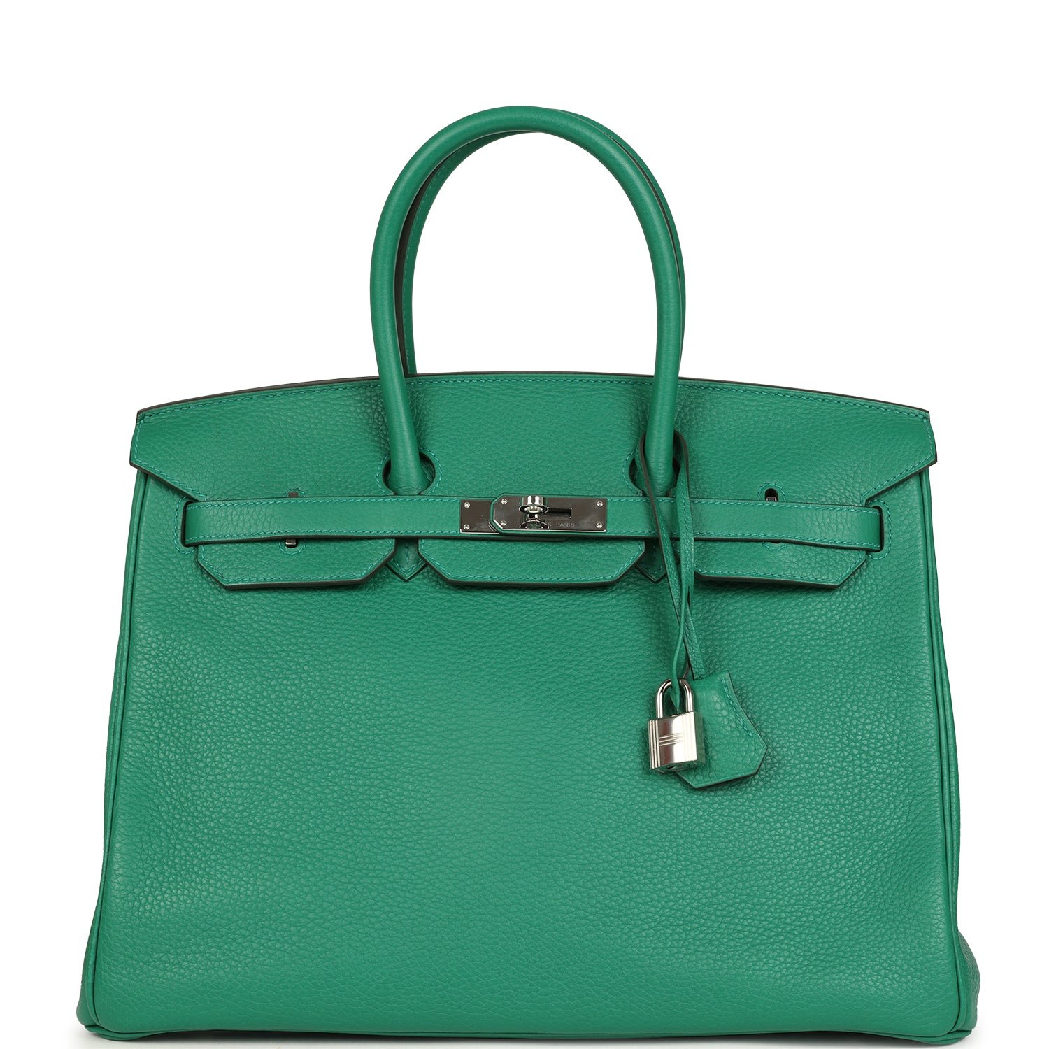Hermes Birkin 35 Vert Vertigo Verso Clemence Palladium Hardware