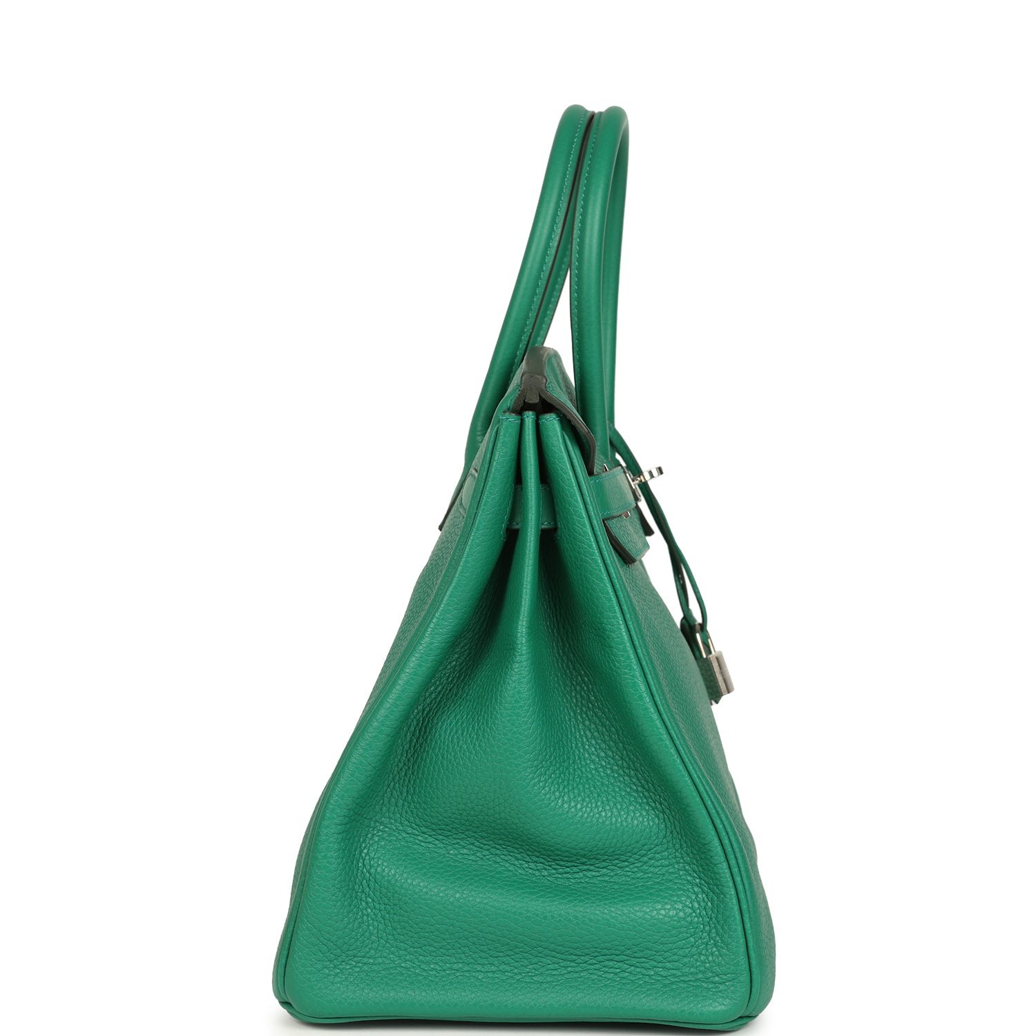 Hermes Birkin 35 Vert Vertigo Verso Clemence Palladium Hardware - Image 3