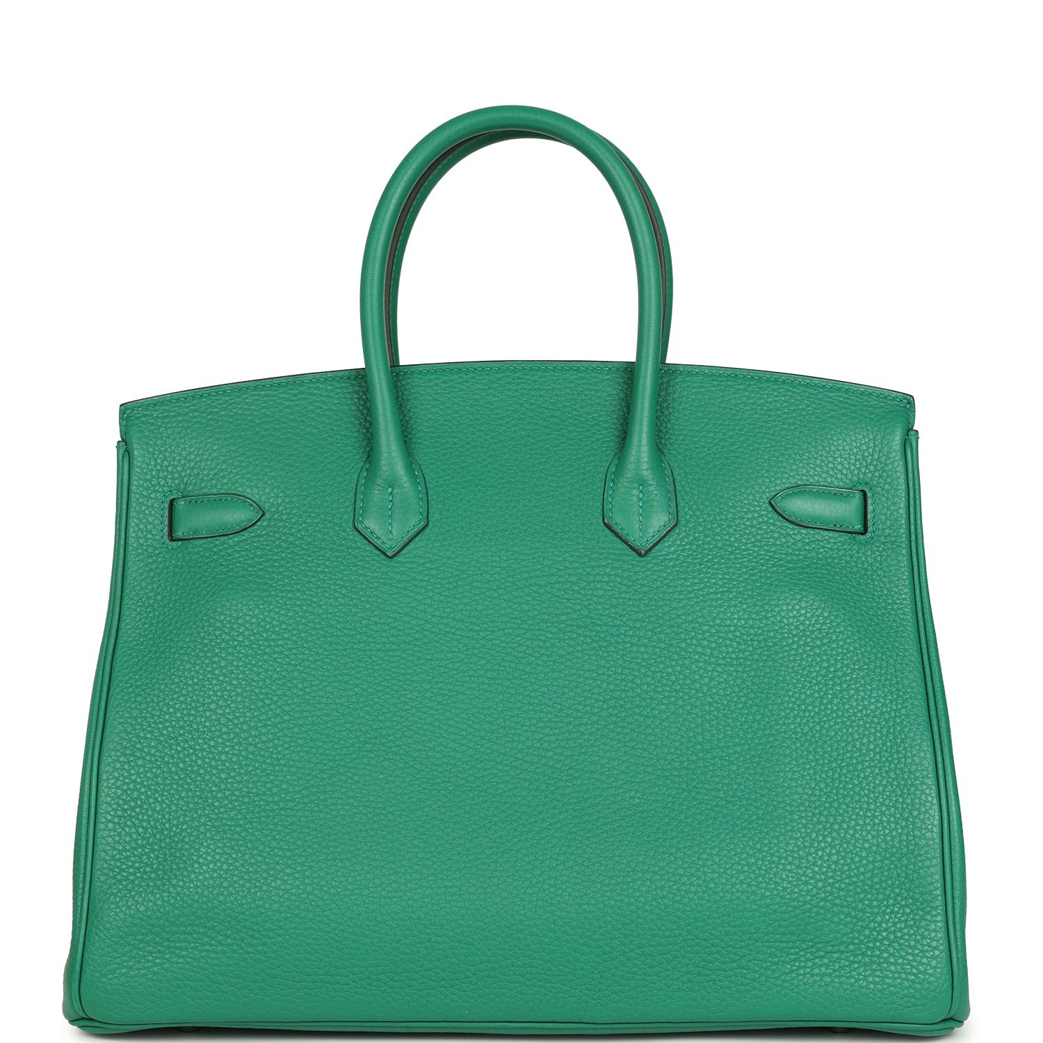 Hermes Birkin 35 Vert Vertigo Verso Clemence Palladium Hardware - Image 4