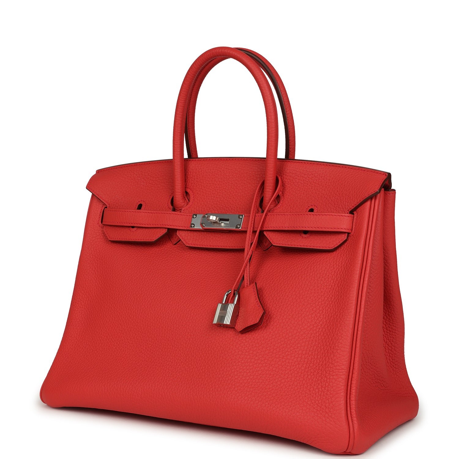 Hermes Birkin 35 Bougainvillea Clemence Palladium Hardware - Image 5