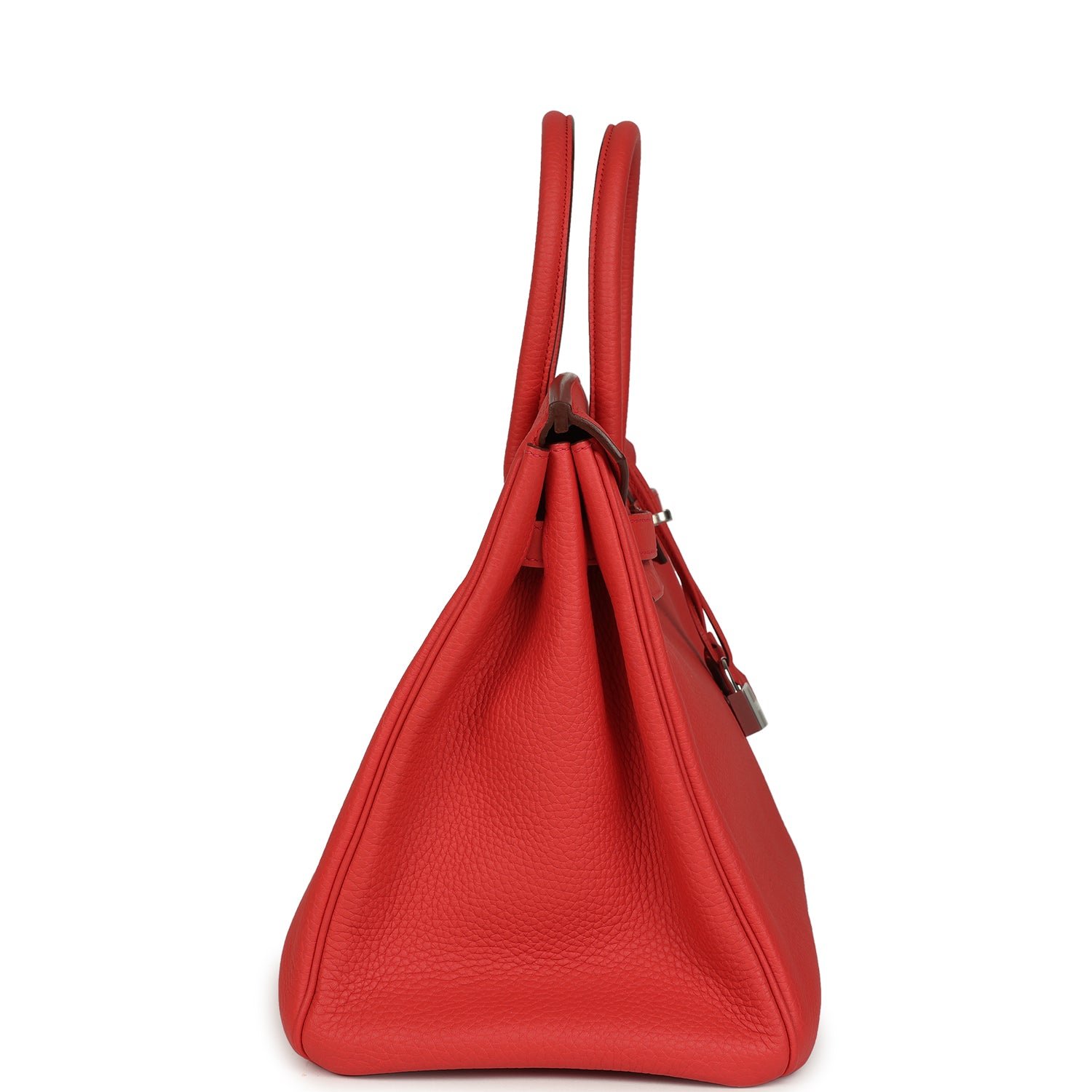 Hermes Birkin 35 Bougainvillea Clemence Palladium Hardware - Image 3