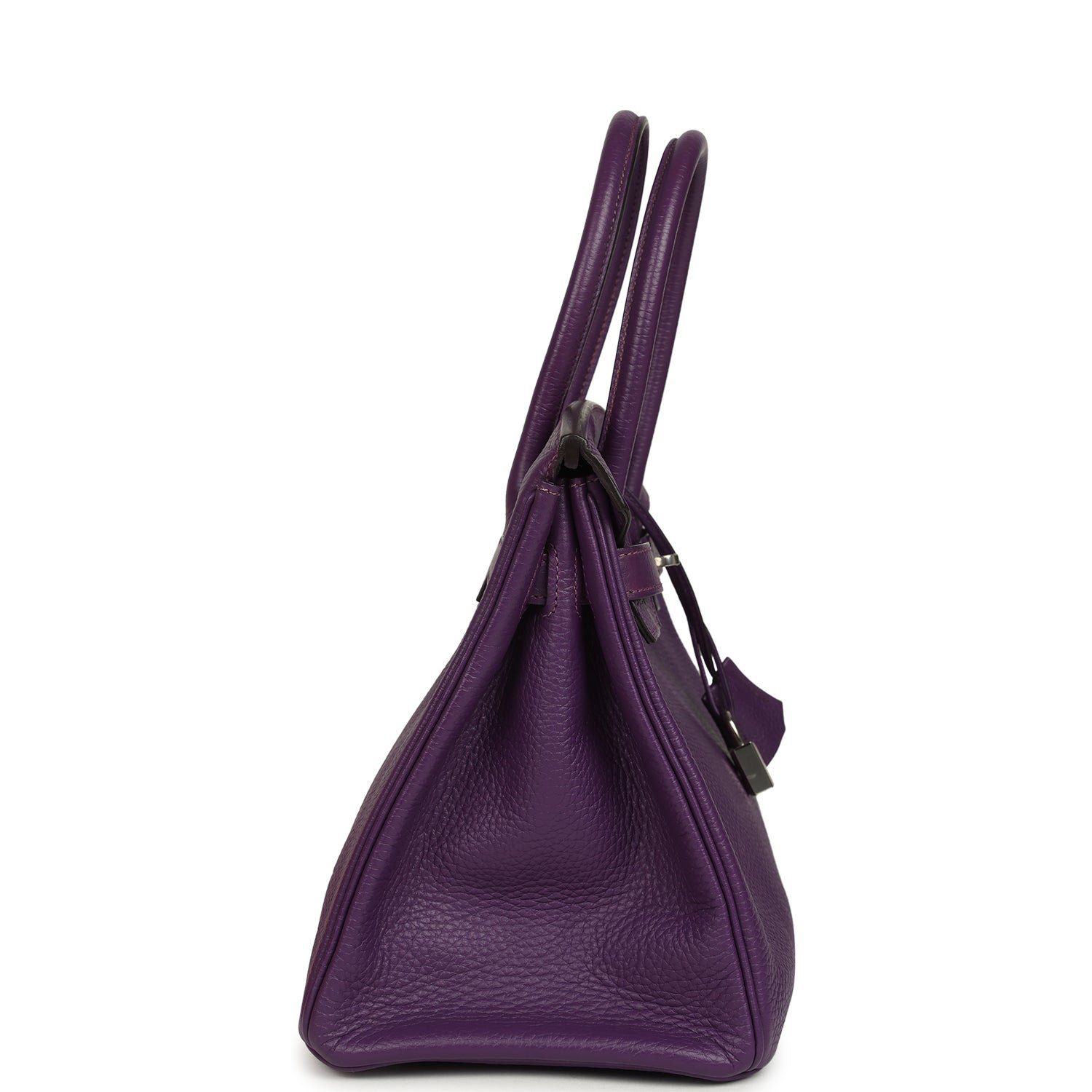 Hermes Birkin 30 UItraviolet Clemence Palladium Hardware - Image 3