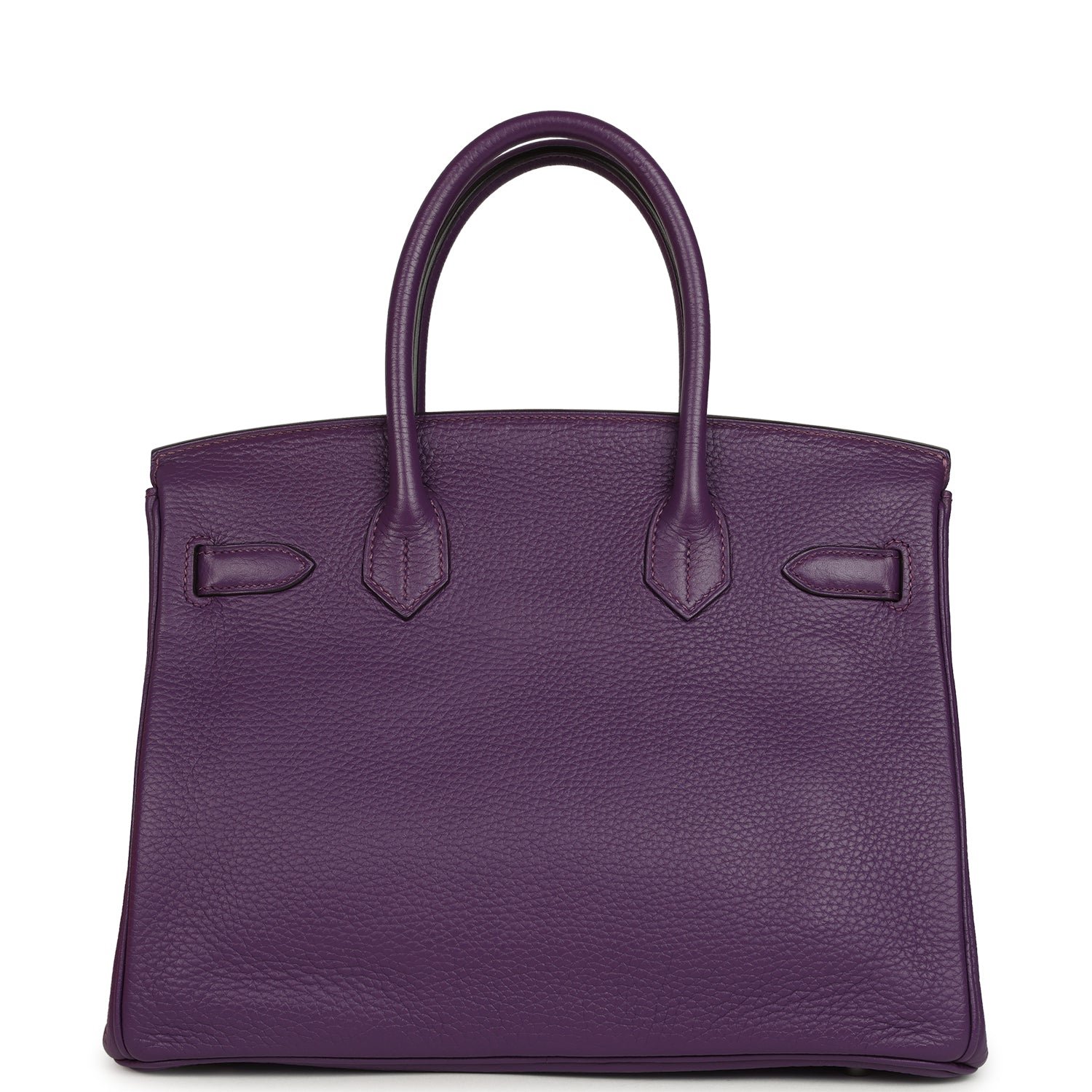 Hermes Birkin 30 UItraviolet Clemence Palladium Hardware - Image 4