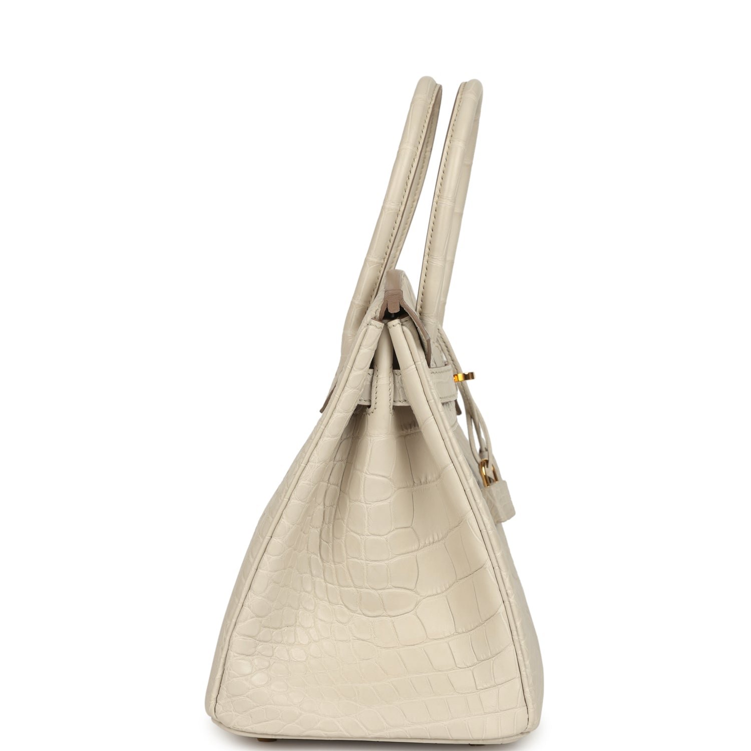 Hermes Birkin 30 Beton Matte Alligator Gold Hardware - Image 3