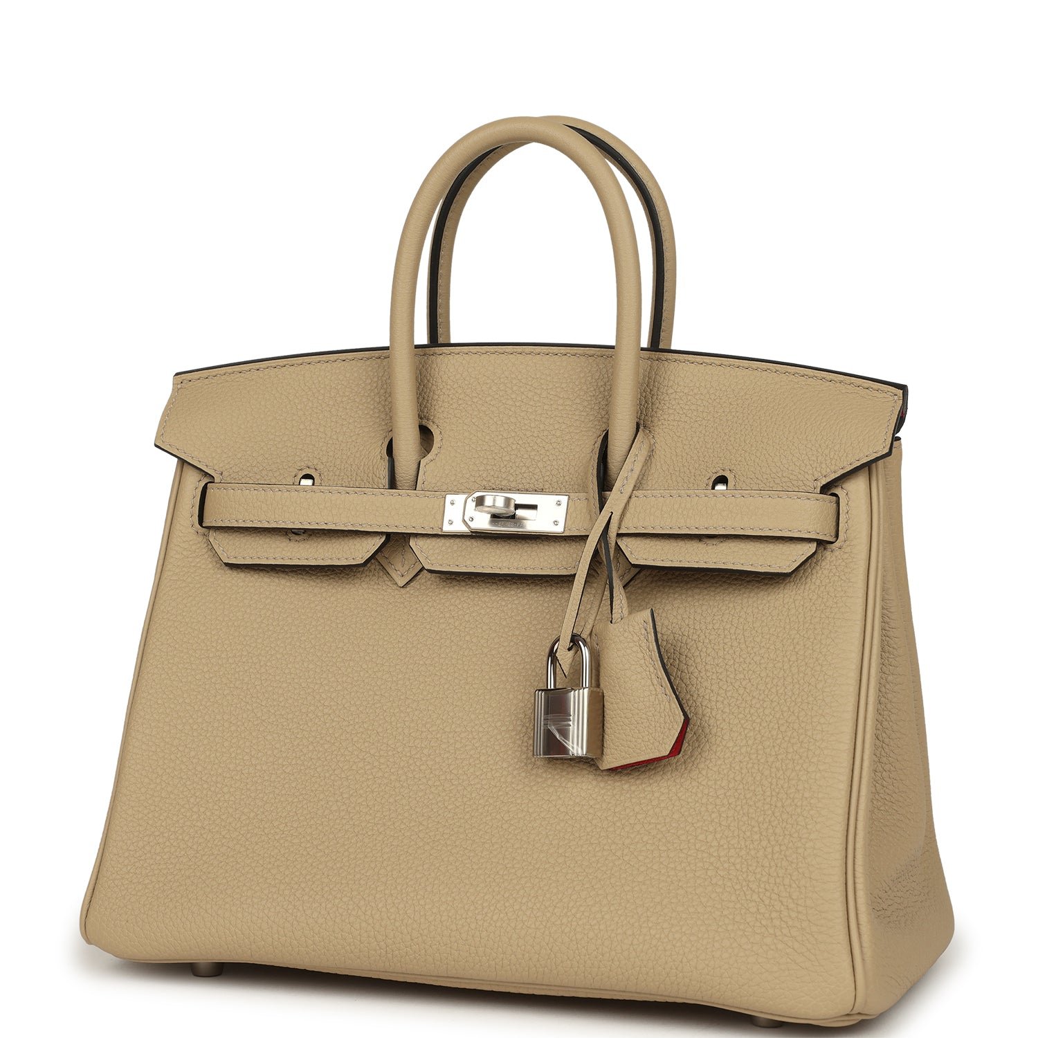 Hermes Birkin 25 Trench Verso Togo Palladium Hardware - Image 5