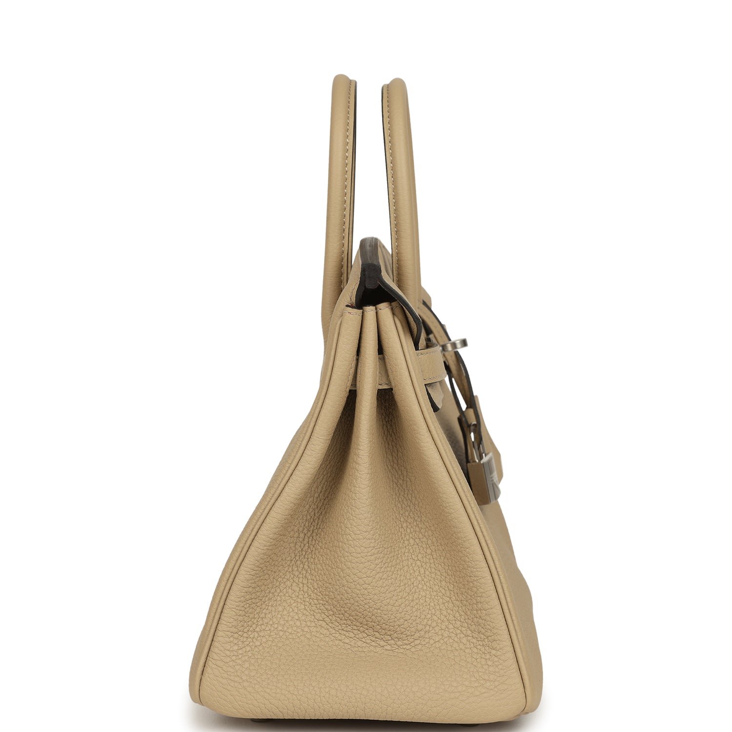 Hermes Birkin 25 Trench Verso Togo Palladium Hardware - Image 3