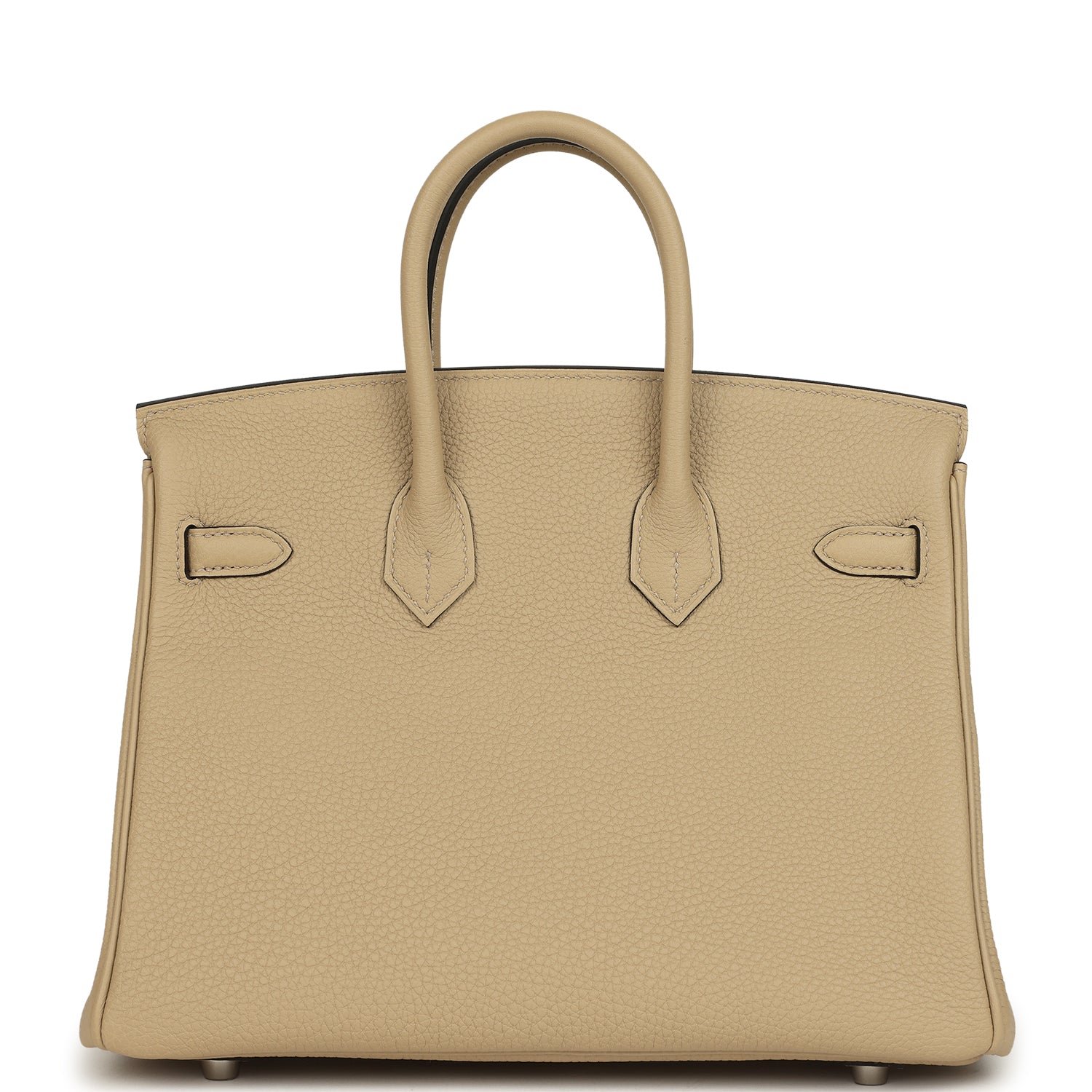 Hermes Birkin 25 Trench Verso Togo Palladium Hardware - Image 4