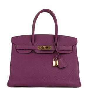 Hermes Birkin 30 Anemone Togo Gold Hardware (MAC-H-B-260305-7-CH)