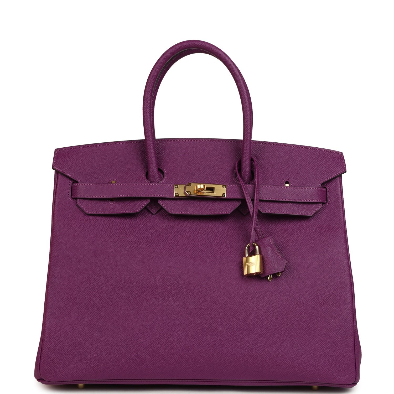 Hermes Birkin 35 Anemone Epsom Gold Hardware