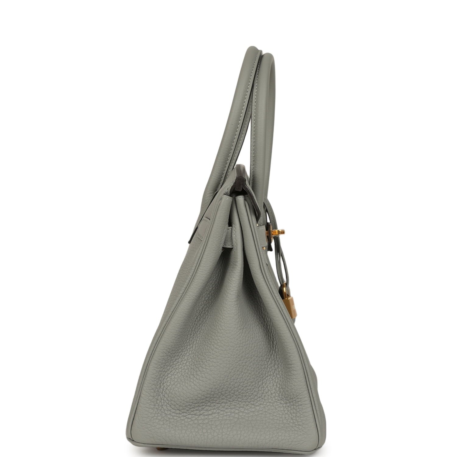 Hermes Birkin 30 Gris Mouette Togo Gold Hardware - Image 3