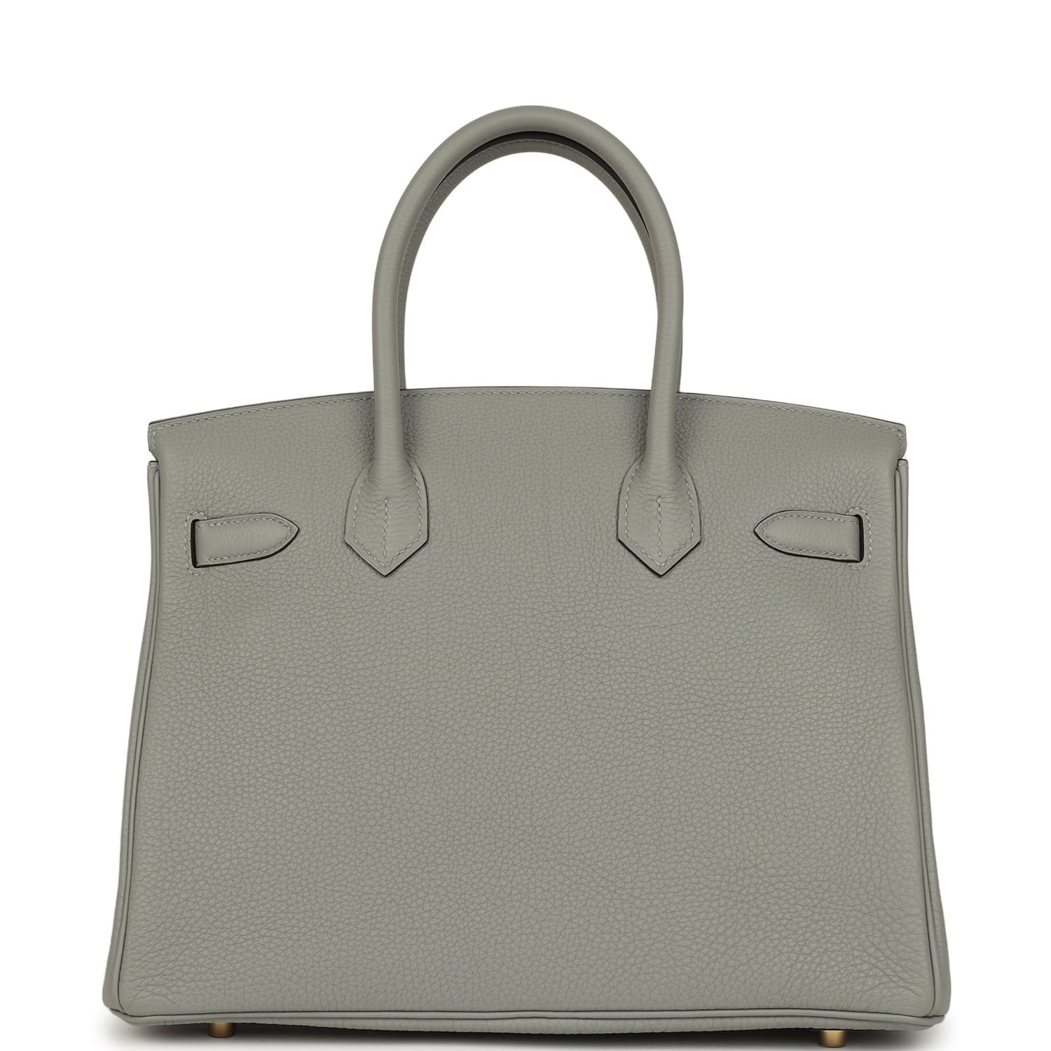 Hermes Birkin 30 Gris Mouette Togo Gold Hardware - Image 4