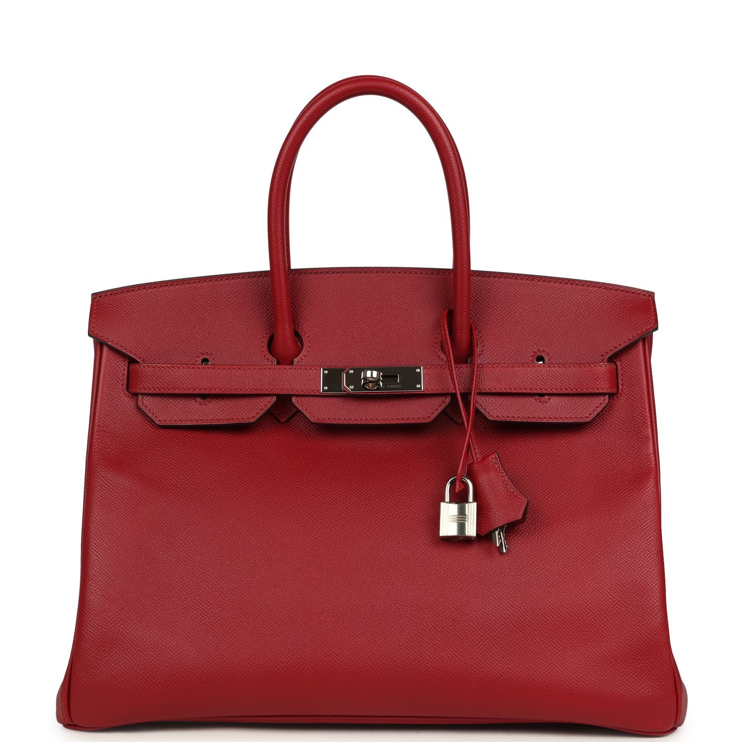 Hermes Birkin 35 Rouge Grenat Epsom Palladium Hardware