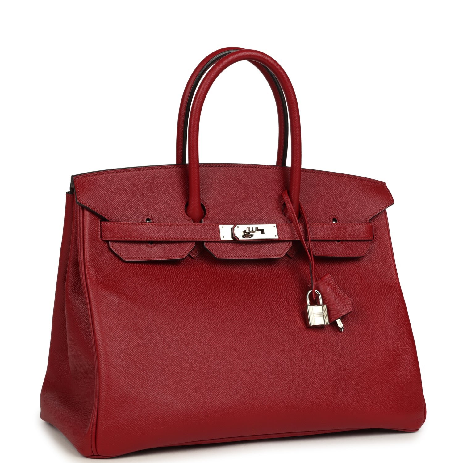 Hermes Birkin 35 Rouge Grenat Epsom Palladium Hardware - Image 2