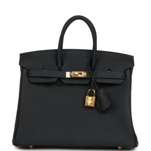 Hermes Birkin 25 Caban Togo Gold Hardware